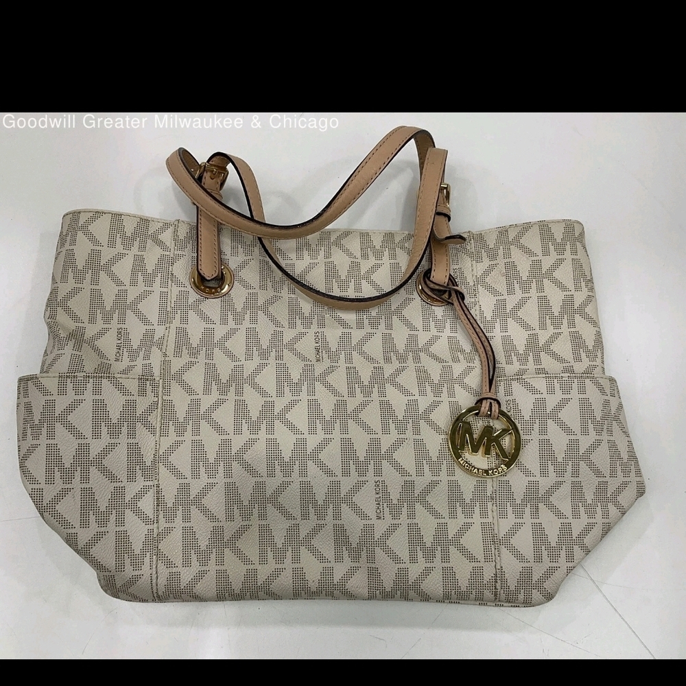 Michael Kors Monogram Beige Tote
